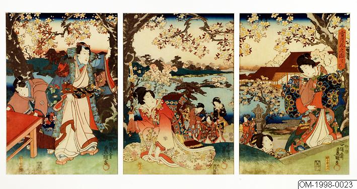 Utagawa Kunisada (Toyokuni III), Träsnitt, Bildkonst, Print, Woodblock, Woodcut
