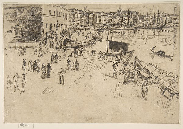 James McNeill Whistler, The Riva, No. 1 (The Riva)