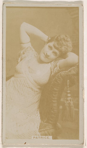 Kinney Brothers Tobacco Company, Miss Patrice, from the Actresses series (N245) issued by Kinney Brothers to promote Sweet Caporal Cigarettes