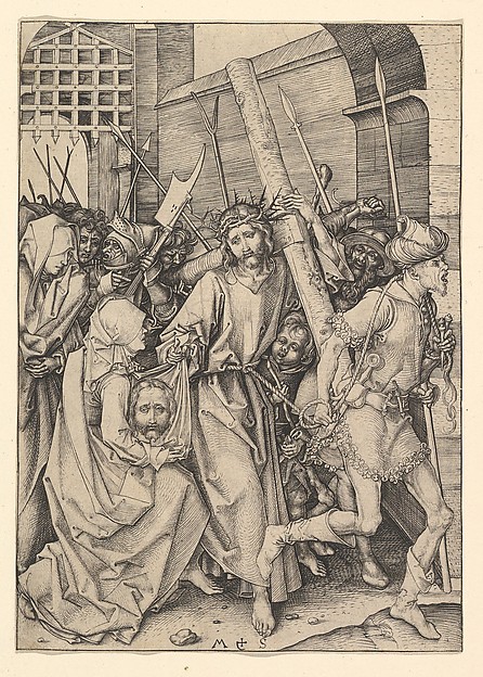 Martin Schongauer, Christ Carrying the Cross