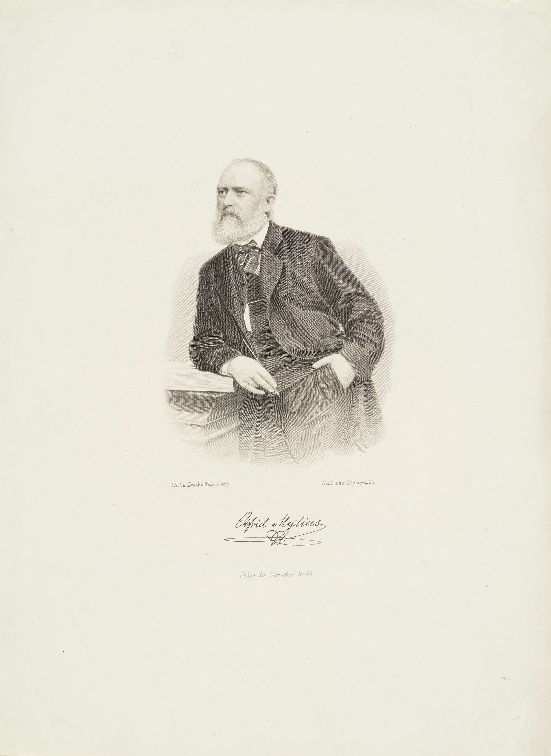 August Weger, Bildnis Carl Müller (Otfrid Mylius)