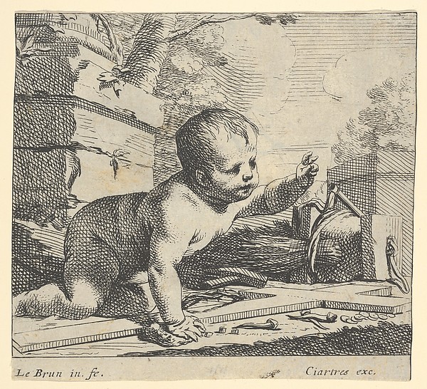 Charles Le Brun, The Infant Jesus