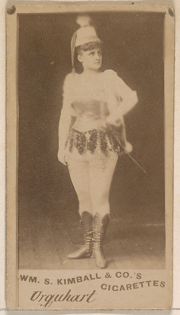 William S. Kimball & Company, Miss Urquhart, from the Actresses series (N203) issued by Wm. S. Kimball & Co.