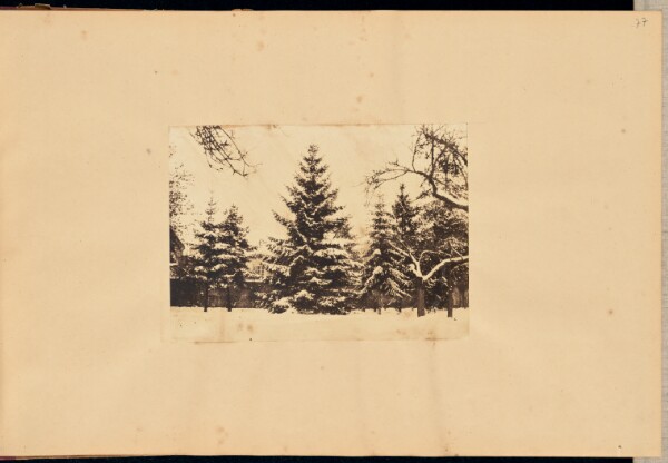 Louis-Alphonse Davanne, [Winter Landscape]