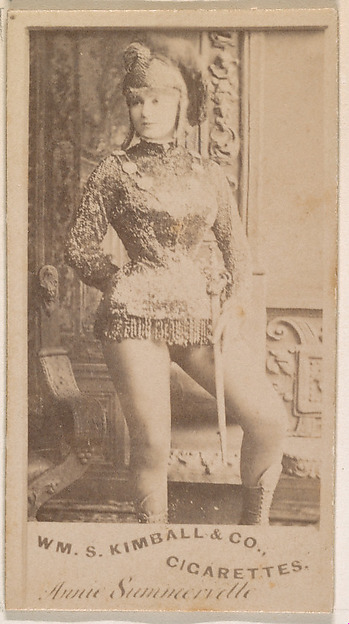 William S. Kimball & Company, Annie Summerville, from the Actresses series (N203) issued by Wm. S. Kimball & Co.