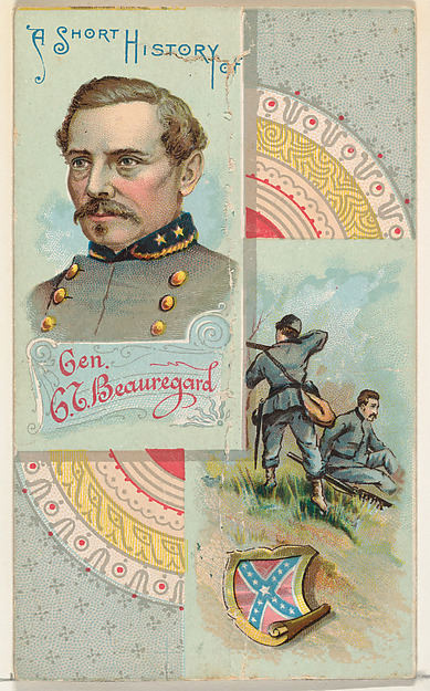 W. Duke, Sons & Co., A Short History of General G. T. Beauregard, from the Histories of Generals series (N114) issued by W. Duke, Sons & Co. to promote Honest Long Cut Smoking and Chewing Tobacco