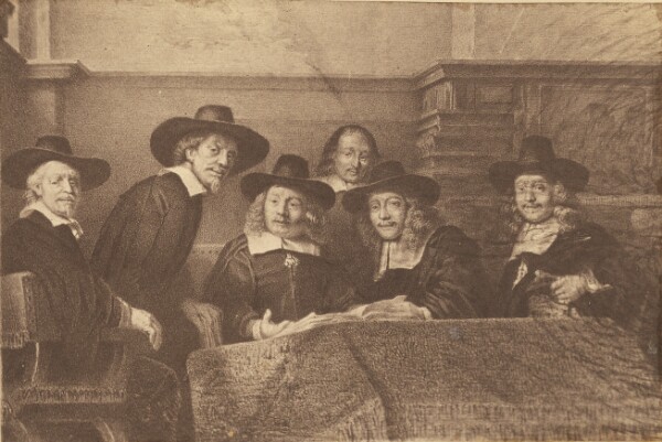 Unknown, [Syndics of the Drapers' Guild by Rembrandt]