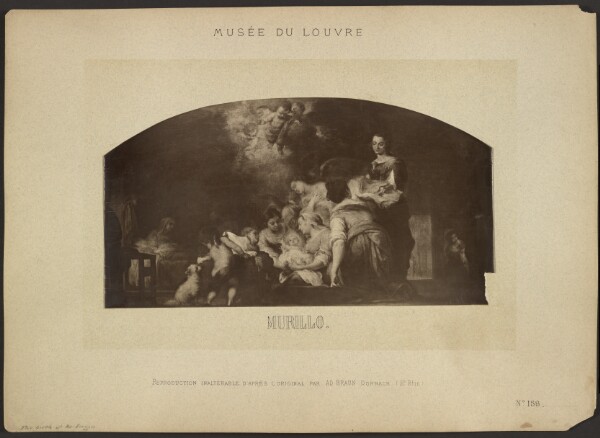 Adolphe Braun, [The Birth of the Virgin by Murillo, Musée du Louvre]