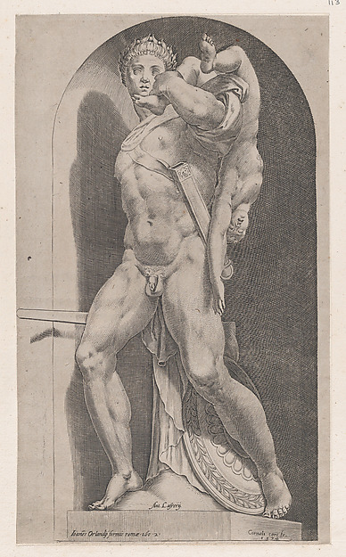 Cornelis Cort, Atreus Farnese, from "Speculum Romanae Magnificentiae"
