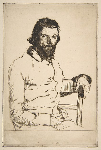 Félix Bracquemond, Portrait of Charles Meryon
