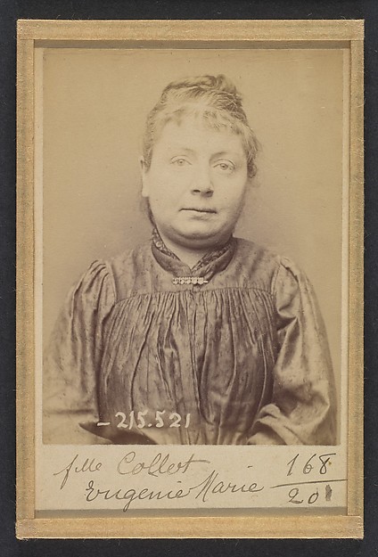 Alphonse Bertillon, Collot. Marie, Eugénie. 36 ans, né à Paris Xle. Tapissier. Anarchiste. 11/3/94