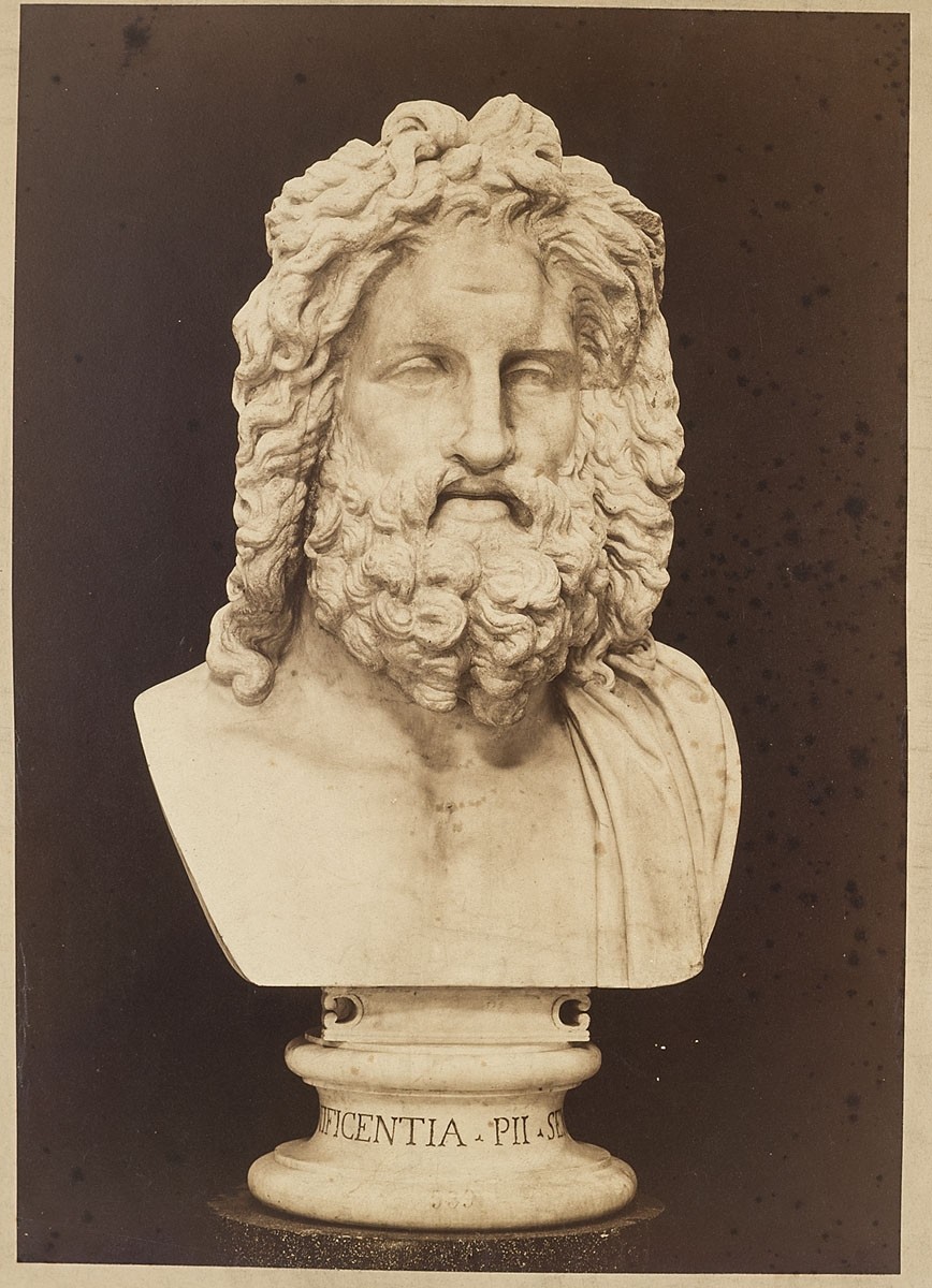 Fratelli Alinari, Zeus von Otricoli, Vatikanische Museen, Rom