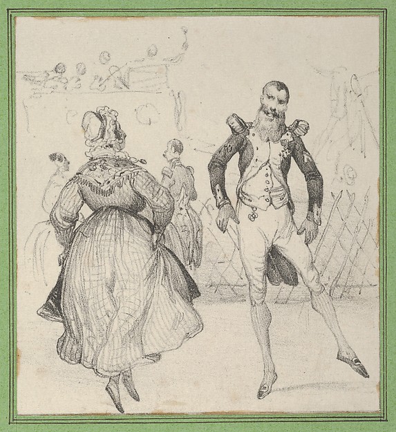 Victor Adam, A soldier and a woman dancing