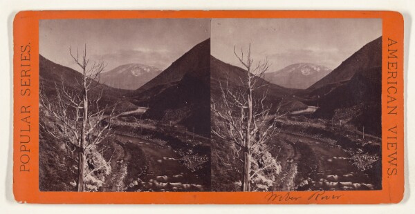 Edward and Henry T. Anthony & Co., Looking East on Weber River from Devils Gate. Union Pacific Rail Road.