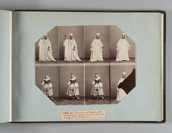 André-Adolphe-Eugène Disdéri, Mlle Thouvenot [?]; Mlle Vallier