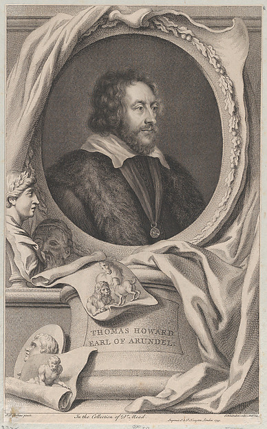 Jacob Houbraken, Portrait of Thomas Howard, Earl of Arundel and Surrey
