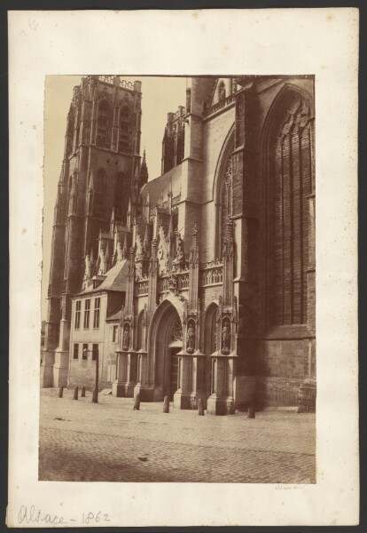 Unknown, [Gothic cathedral, Alsace]