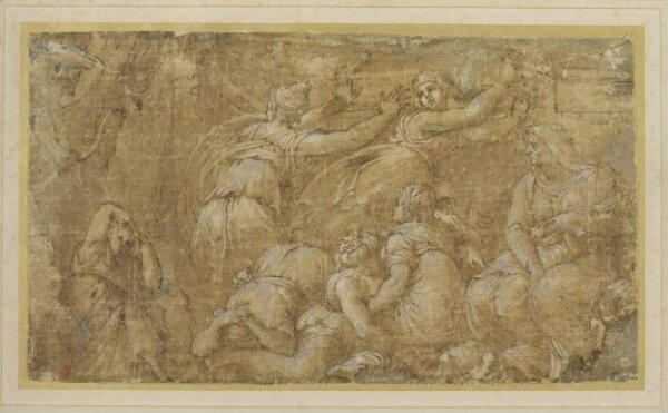 Polidoro da Caravaggio, The slaughter of Niobe's children