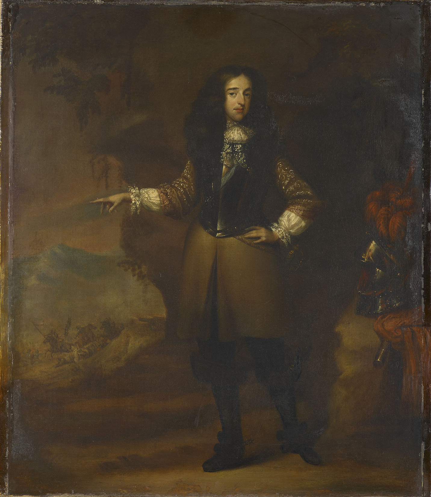 Caspar Netscher, William III (1650-1702), when Prince of Orange