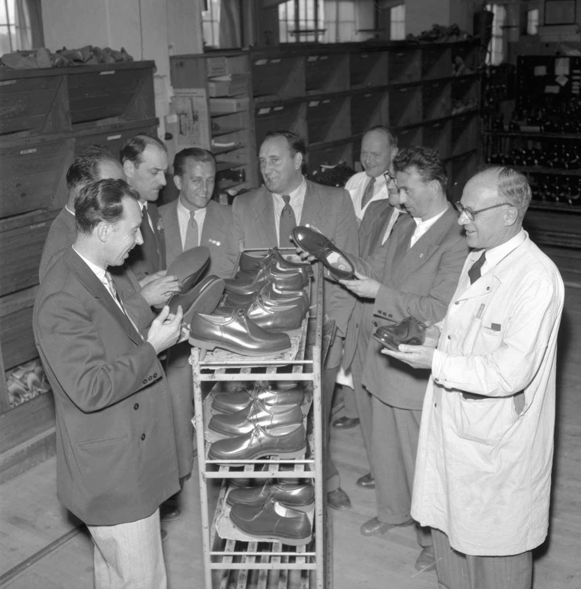 Örebro Kuriren, Jugoslaver på skoindustri. 21 augusti 1955