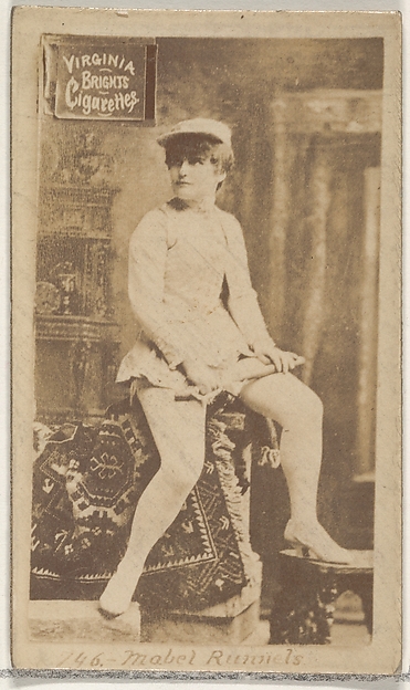 Allen & Ginter, Card 746, Mabel Runnels, from the Actors and Actresses series (N45, Type 2) for Virginia Brights Cigarettes