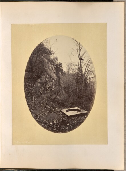 George Kendall Warren, [Pathway and basin in Kosciuszko's Garden, West Point]