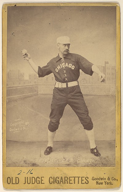 Goodwin & Company, Fred Pfeffer, 2nd Base, Chicago, from the series Old Judge Cigarettes