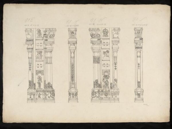 Unknown, Architectural drawing of Tirumala Nayak at Madura,