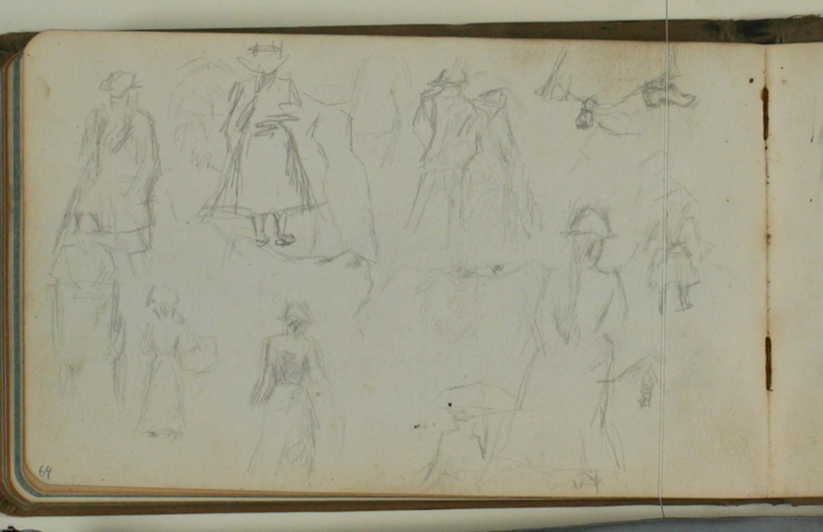 Niels Larsen Stevns, Figurstudier