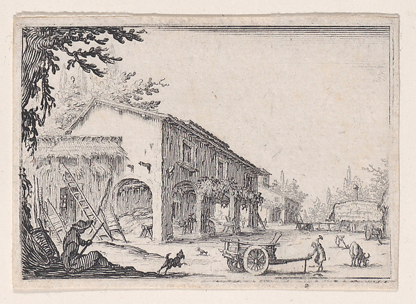 Jacques Callot, La Factoria (The Factory), from Les Caprices Series A, The Florence Set