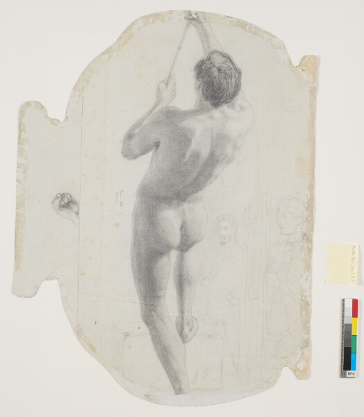 Theodor Philipsen, Studie af mandlig model