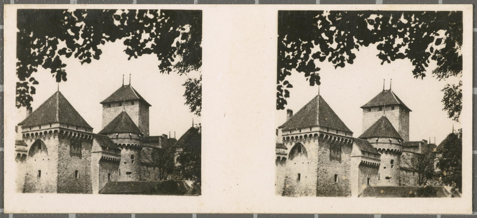 Desconegut, N.º 313. Hohenliechtenstein. - Castillo. Vista parcial.