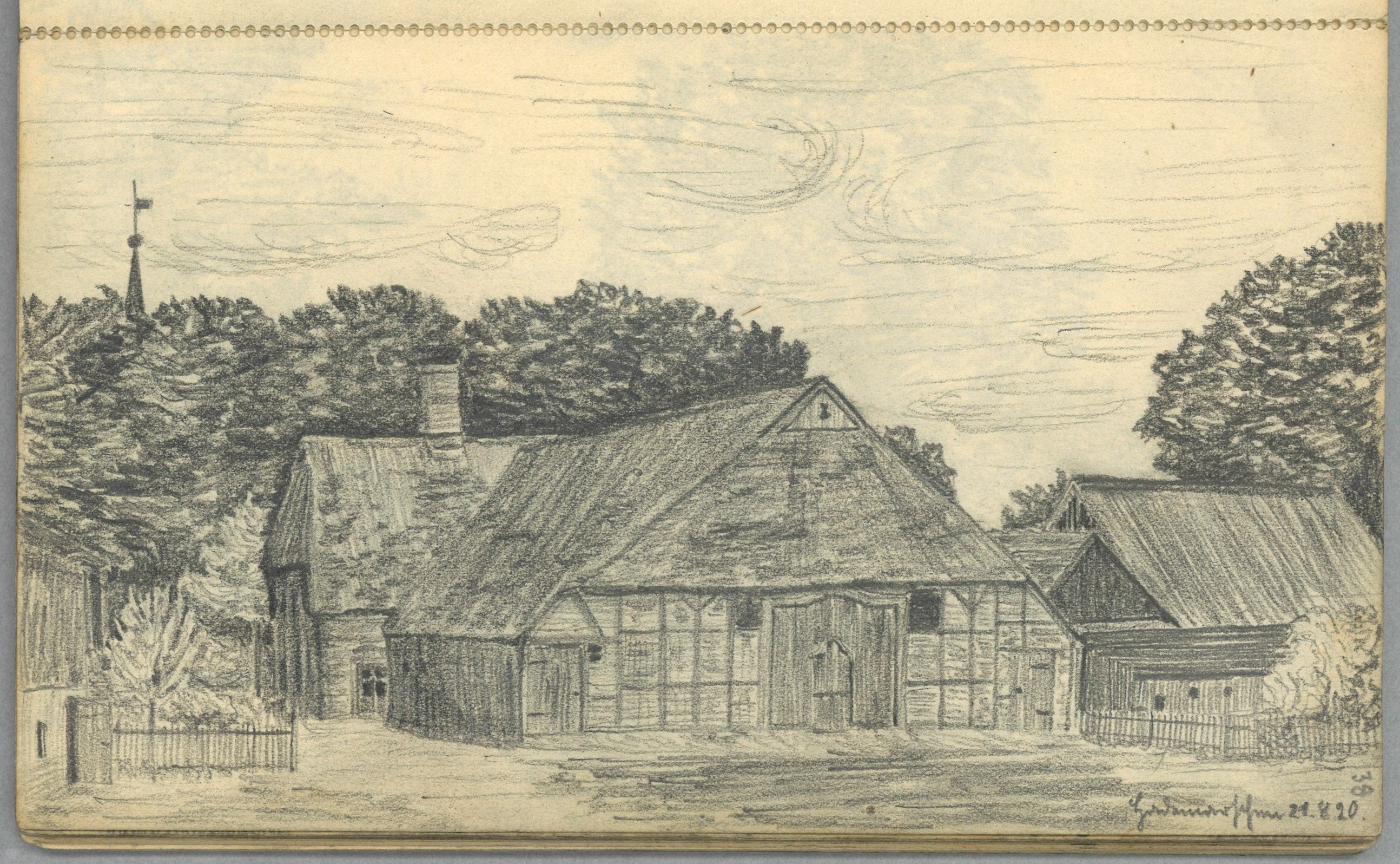 Margarete Wendel, Hademarschen (Holstein): Bauernhaus