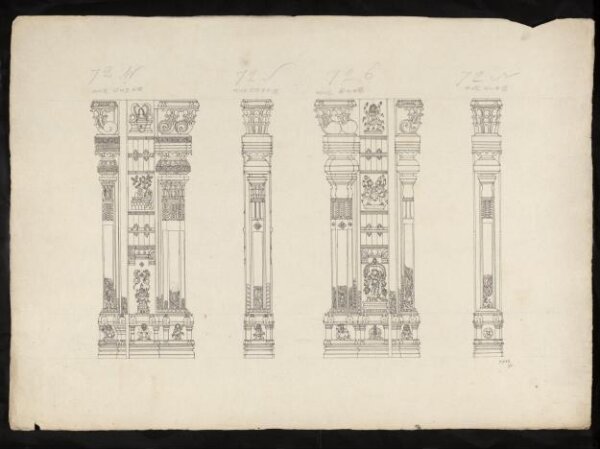 Unknown, Architectural drawing of Tirumala Nayak at Madura,