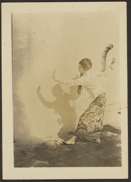 Louis Fleckenstein, [Dancer on Rooftop]