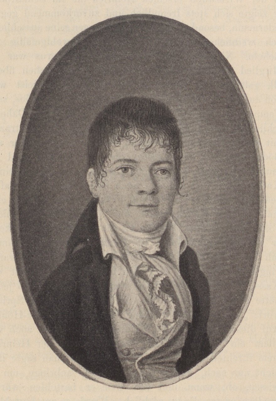 Ferdinand Karsch, Porträt von Heinrich Hössli