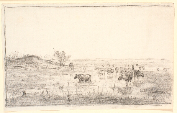 Theodor Philipsen, Køer på engene ved Mejlgaard
