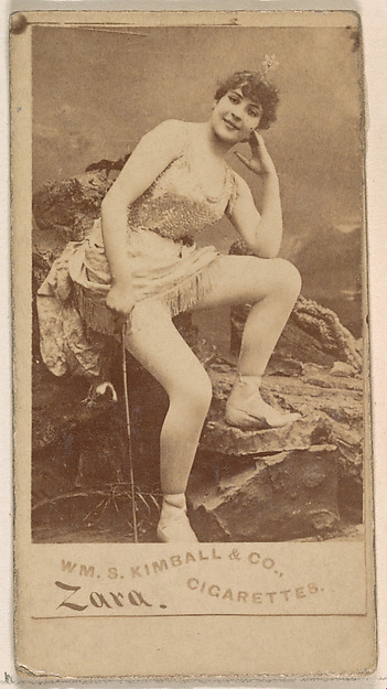 William S. Kimball & Company, Miss Zara, from the Actresses series (N203) issued by Wm. S. Kimball & Co.