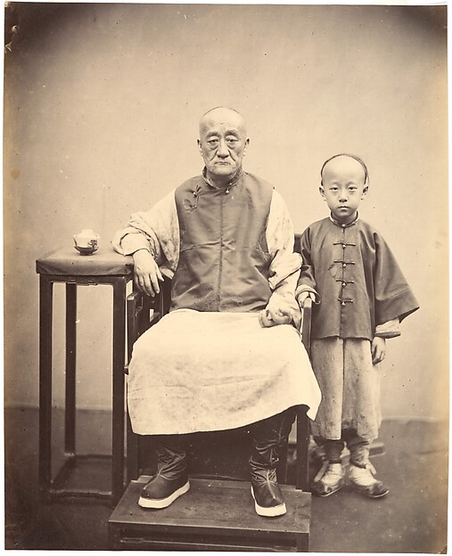 John Thomson, Teh Hop-Ho (Canton) and his Son