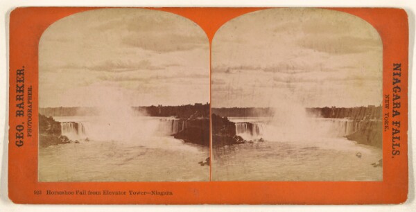 George Barker, Horseshoe Fall from Elevator Tower - Niagara