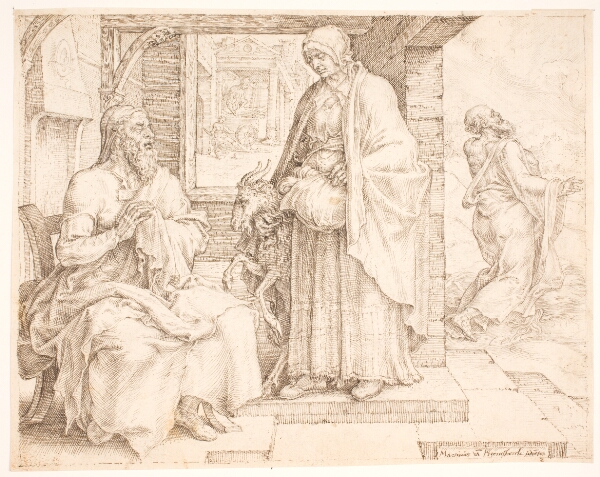 Maarten van Heemskerck, Tobit og Anna