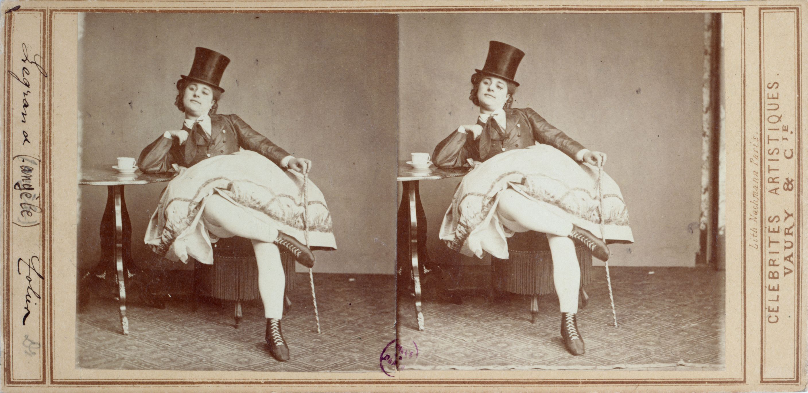 Vaury et Cie, Portrait d'Angèle Legrand.
