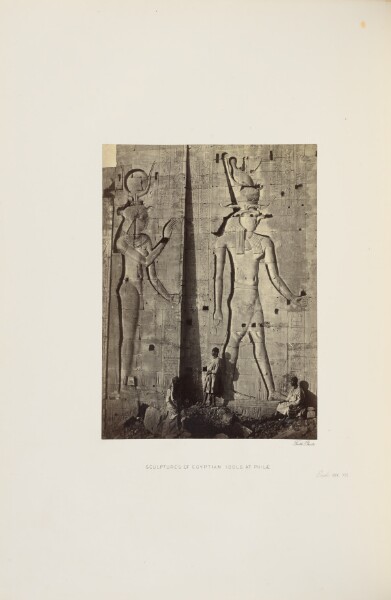 Francis Frith, Sculptures of Egyptian Idols at Philæ