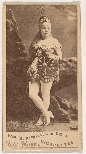 William S. Kimball & Company, Kate Fellows, from the Actresses series (N203) issued by Wm. S. Kimball & Co.