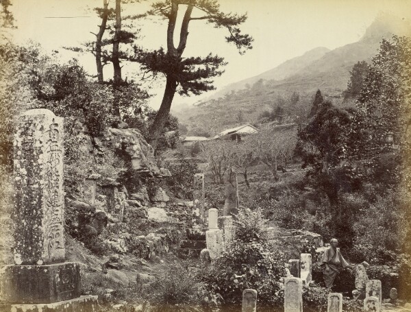Felice Beato, Japanese Cemetery for the Common People