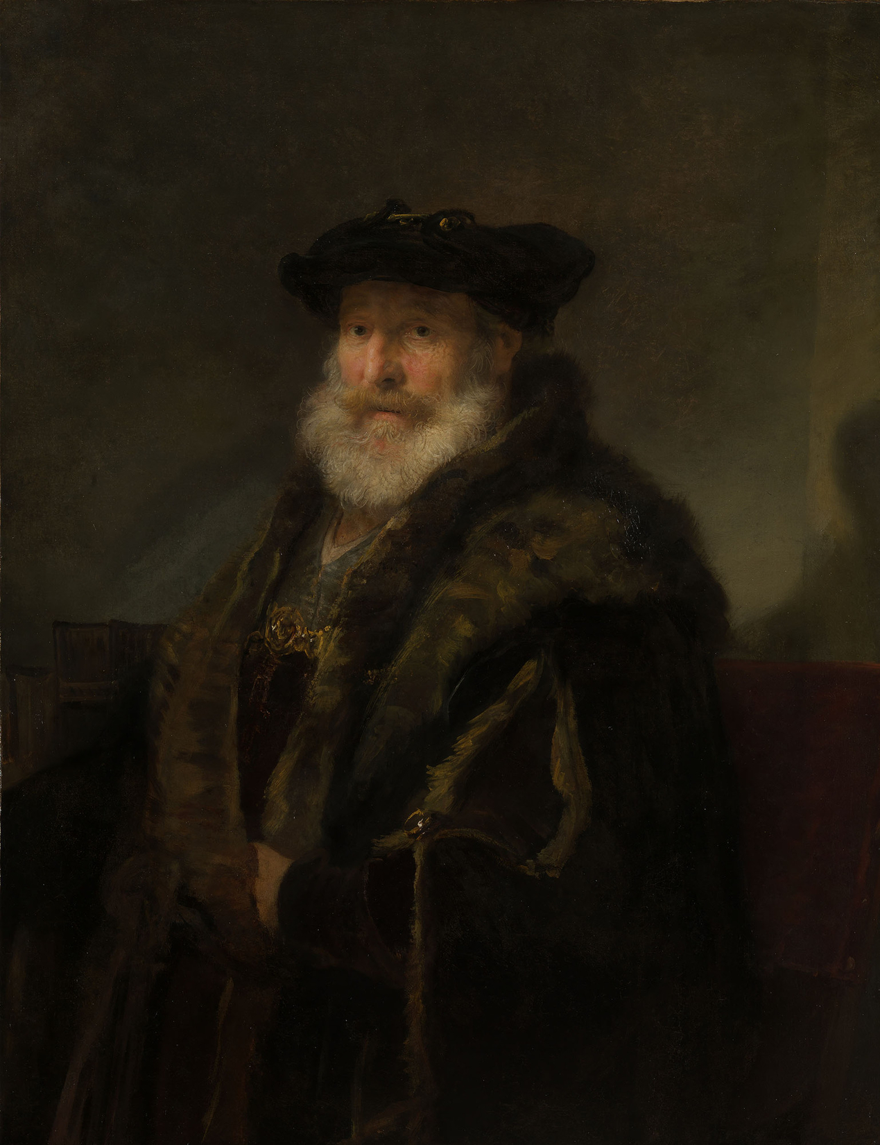 Ferdinand Bol, A Rabbi in a Fur Cloak