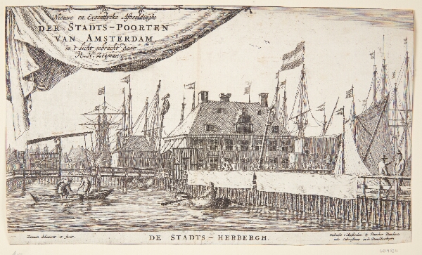 Reinier Zeeman, Amsterdams stadsherberg. Titelblad til "Amsterdams byporte"