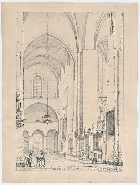 Christen Købke, Transept of Aarhus Cathedral