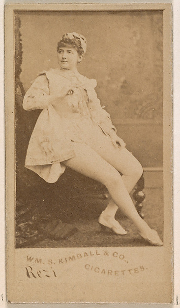 William S. Kimball & Company, Miss Rezi, from the Actresses series (N203) issued by Wm. S. Kimball & Co.
