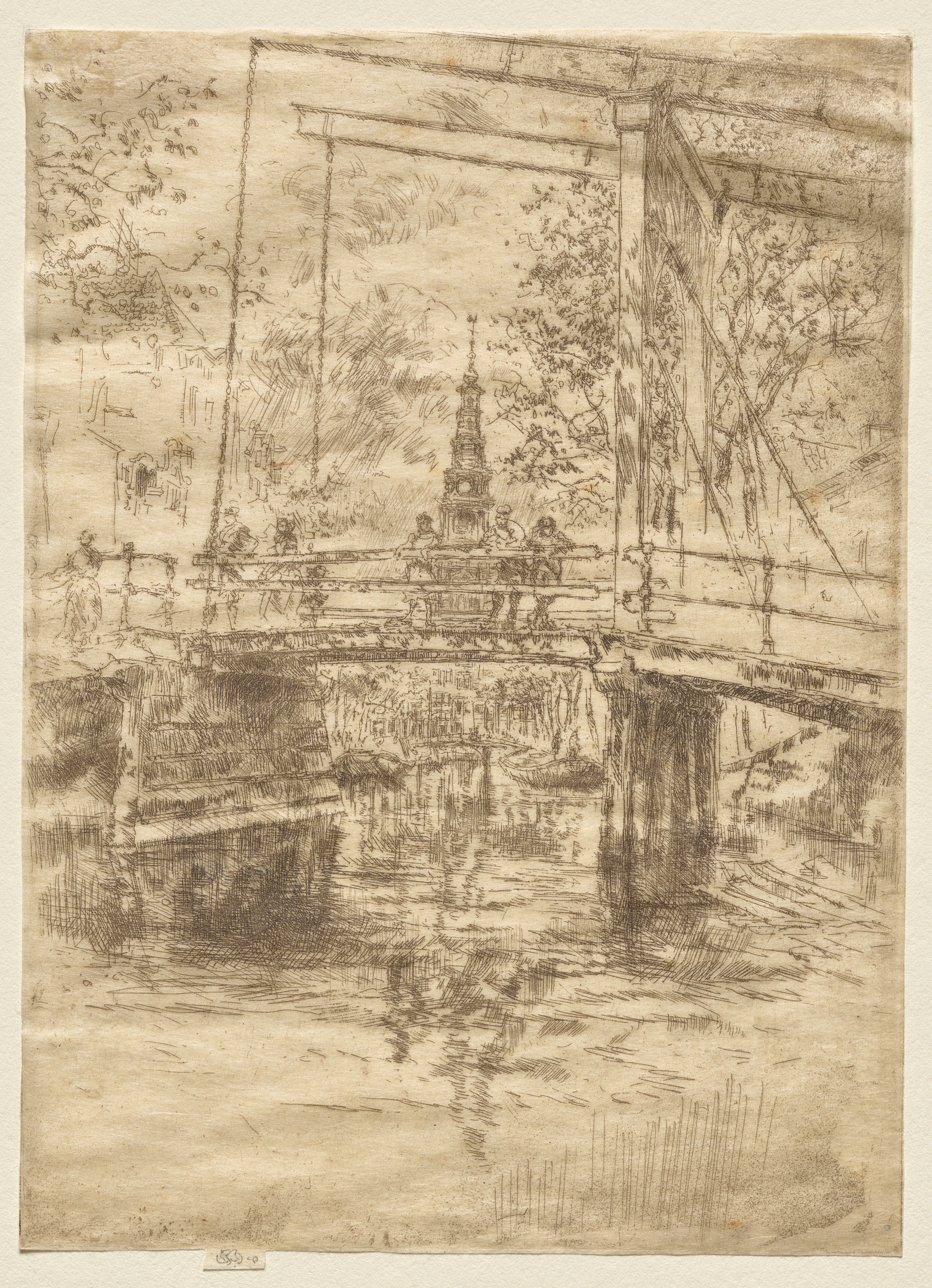 James McNeill Whistler, Little Drawbridge, Amsterdam